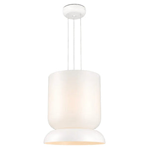 Strata 6 opal glass pendant light - white background, 1254 x 1254