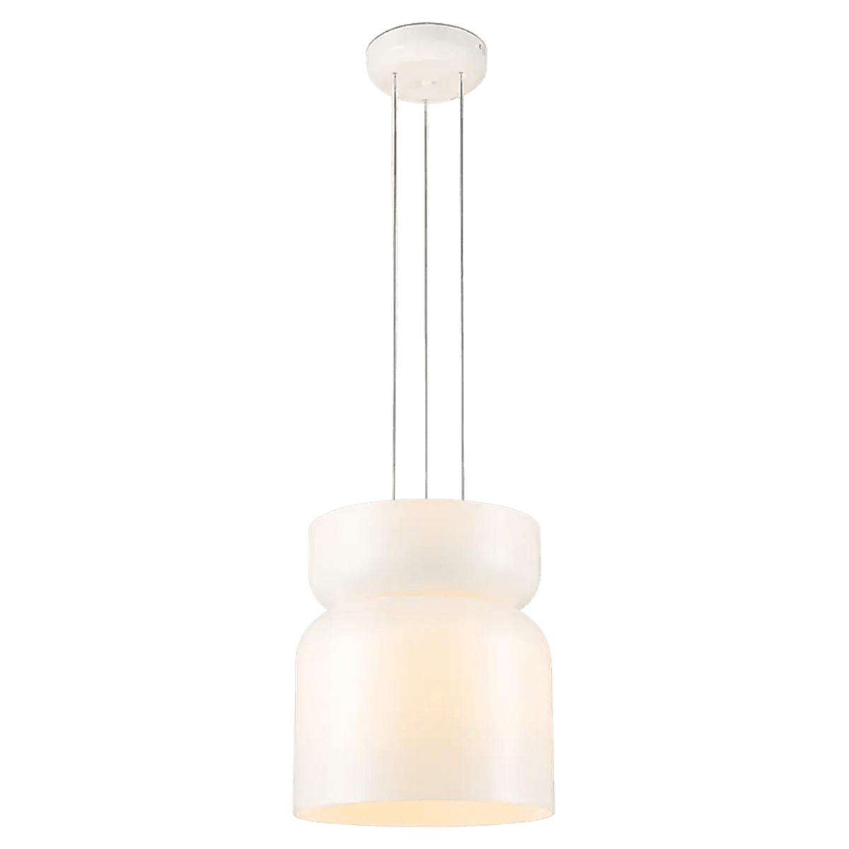 Strata 5 opal glass pendant light - transparent background, 1254 x 1254