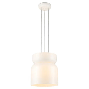 Strata 5 opal glass pendant light - white background, 1254 x 1254