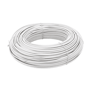 0.5mm White Panel Flex Wire - 100 Meter Roll on a transparent background