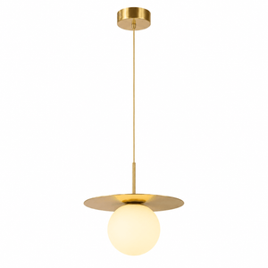 Catalina Single Gold Pendant Light