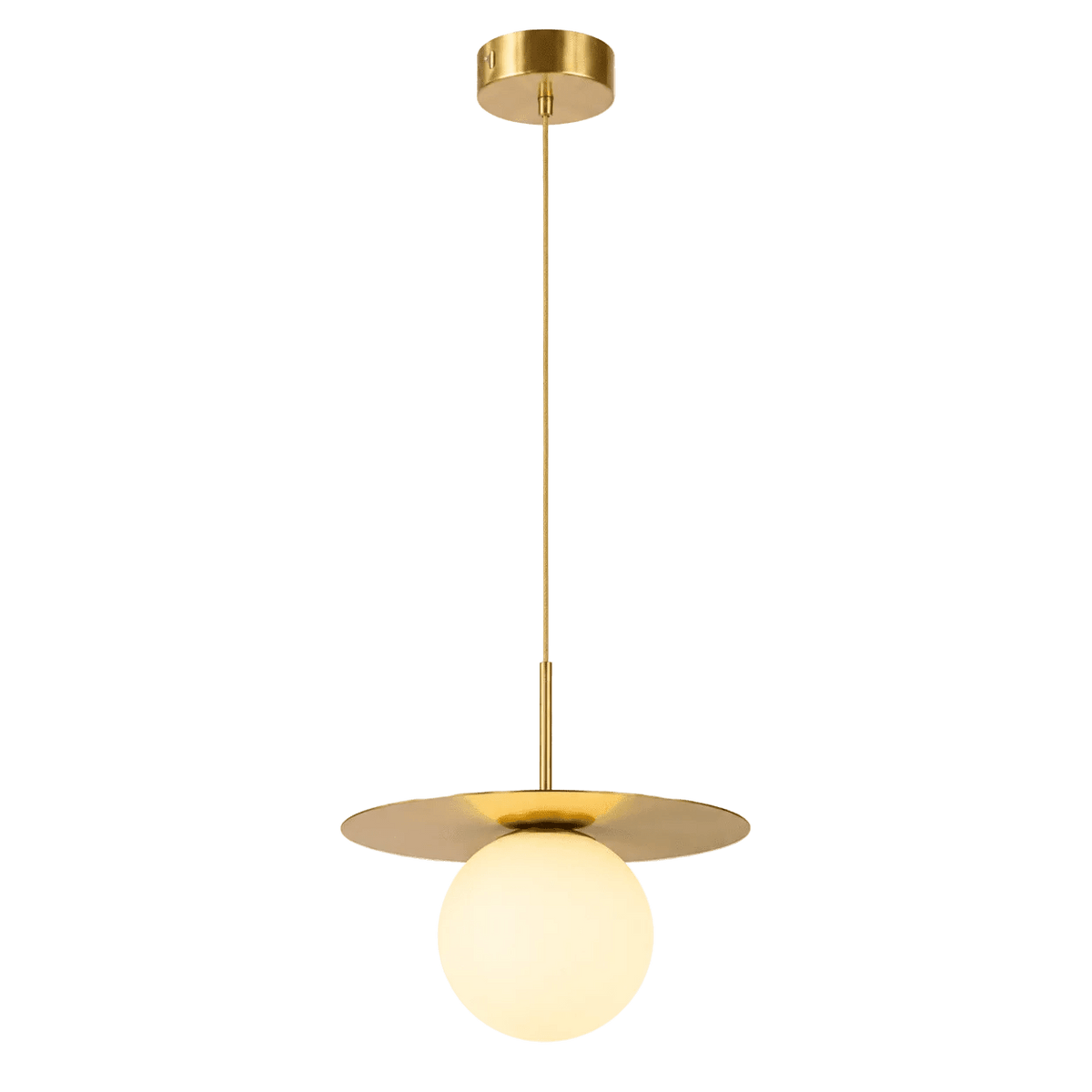Catalina Single Gold Pendant Light