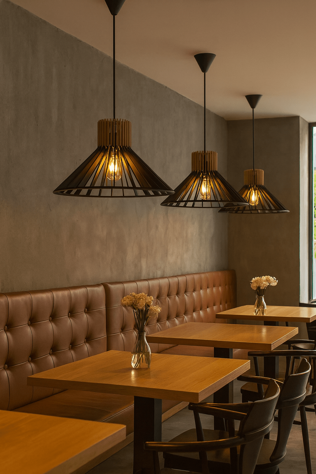 Bamboo Wood Pendant PEN810