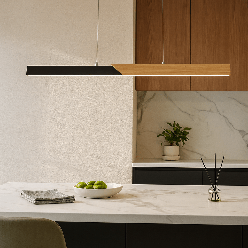Woodline Linear LED Pendant Light