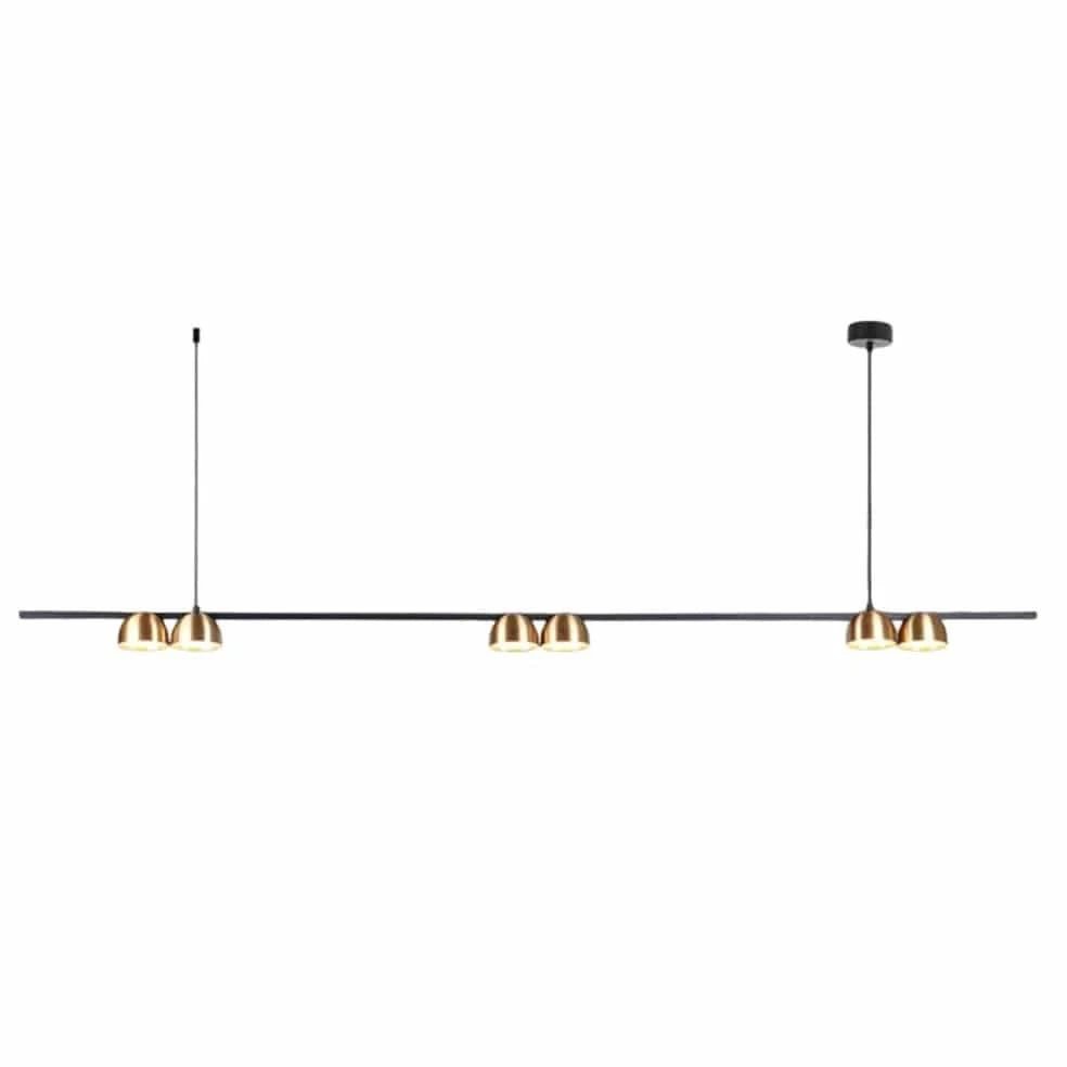 Dallas 1500 Linear Pendant - Black & Gold