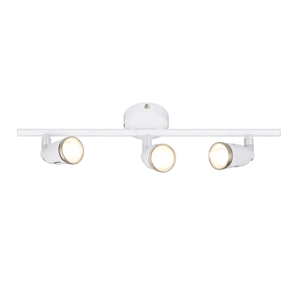 White Surface Spotlight - 3 Light
