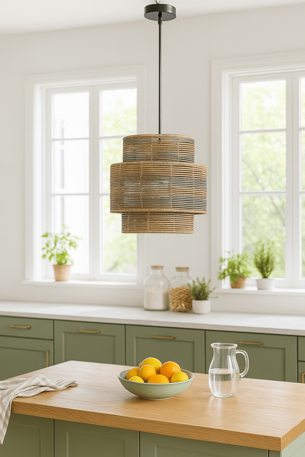 Rattan 301 Pendant Light