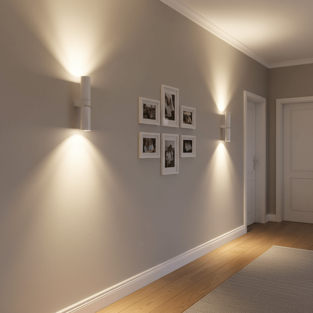 Banyan White Up & Down Wall Light