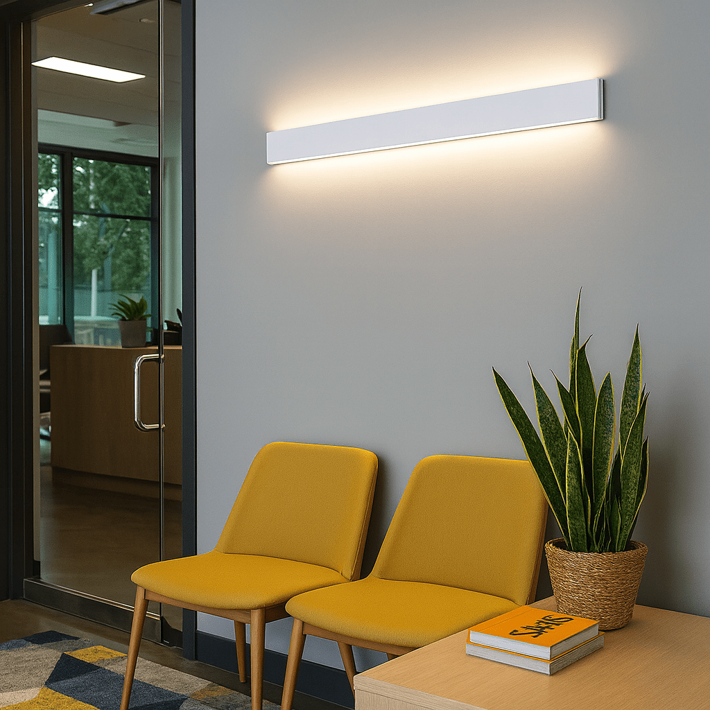 AVICO White Linear LED Wall Light IP20