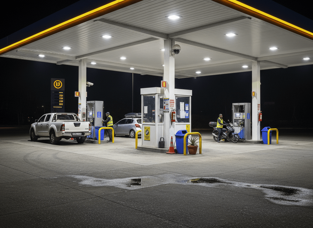 LED Gas / Petrol Station Canopy Light