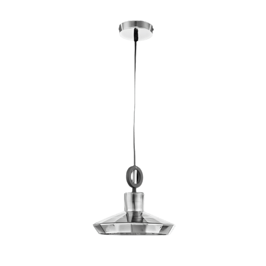 Sophia Diamond Cut Small Glass Pendant Light