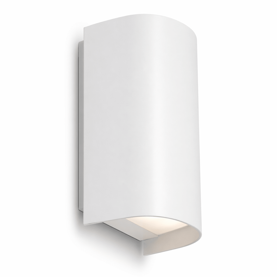 Evok White LED Outdoor Wall Light