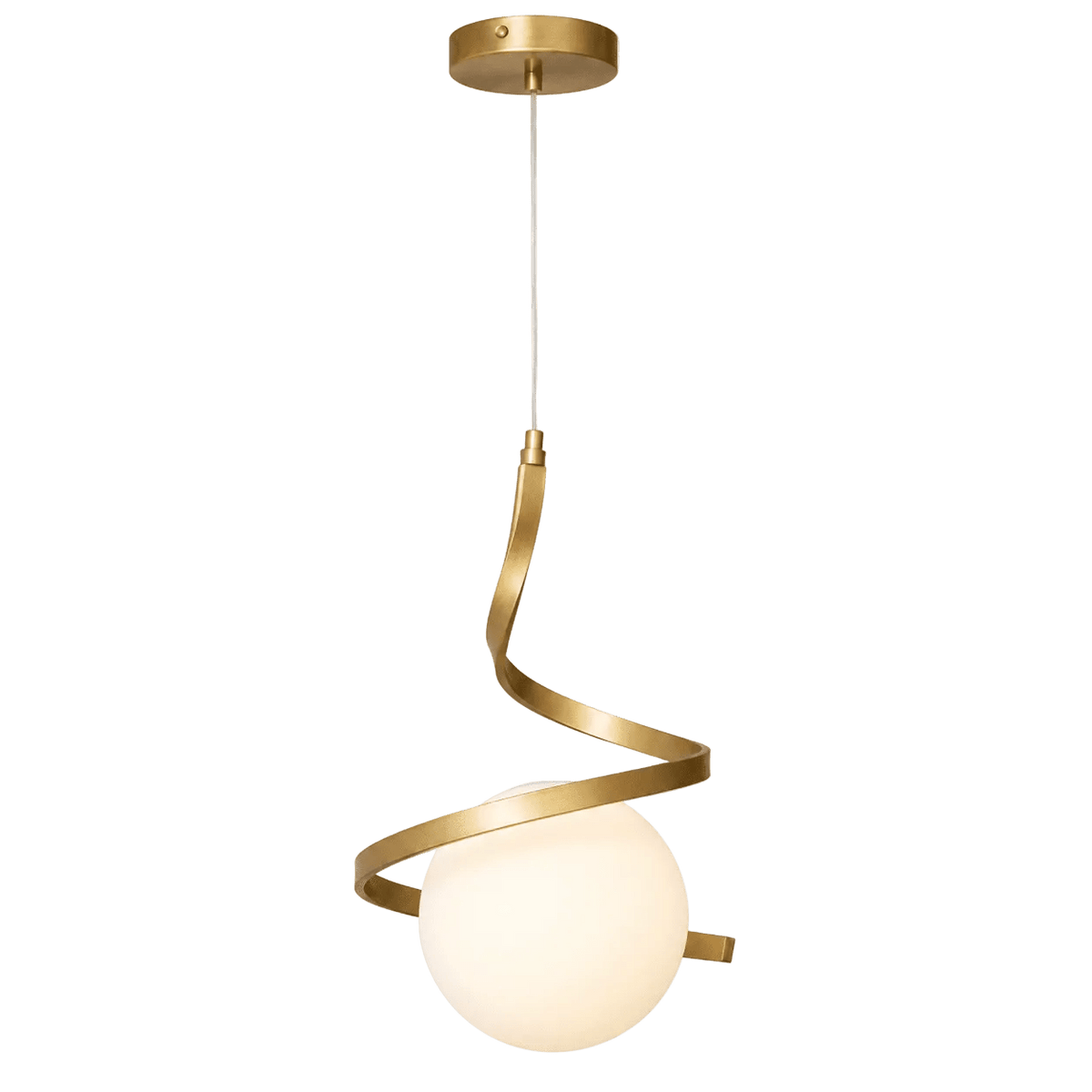Gold Infinity Pendant Light