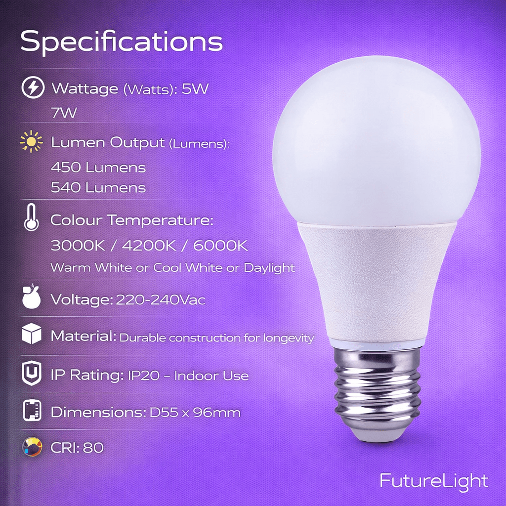 LED Bulb - 5W / 7W A60