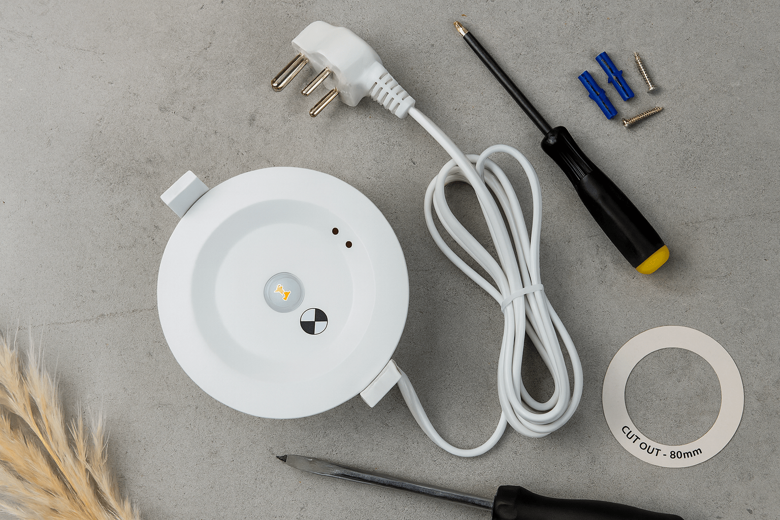 LED Downlight Emergency - Round 90mm