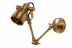 Indigo Swing Wall Lamp Antique Brass