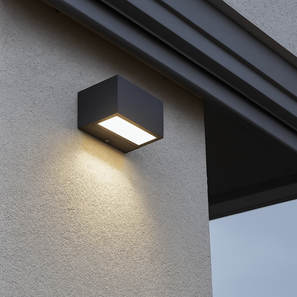 Zelda Anthracite LED Outdoor Wall Light