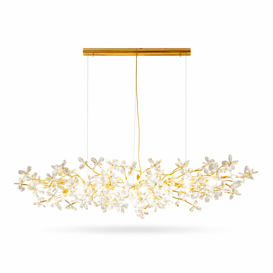 Firenze 2 Champagne Crystal Chandelier - 17 Light