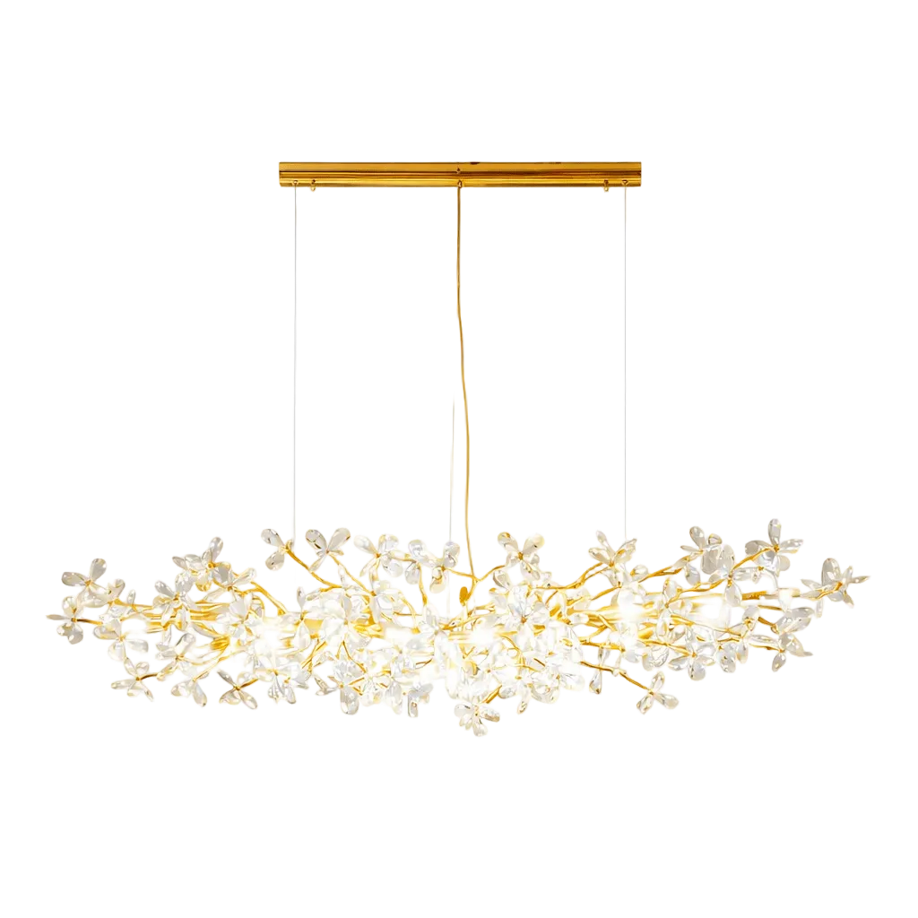 Firenze 2 Champagne Crystal Chandelier - 17 Light