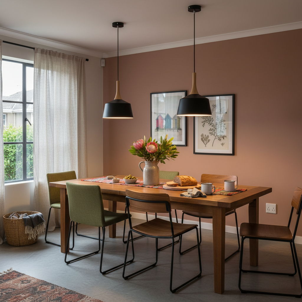 Black Wood Pendant Light IP20