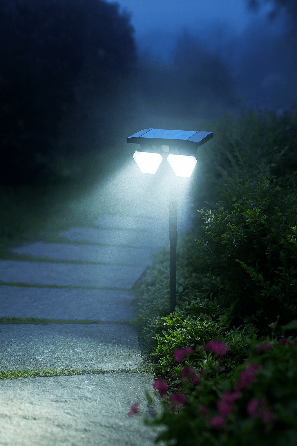 Solar Spot/Spike Light Combo - Black LED