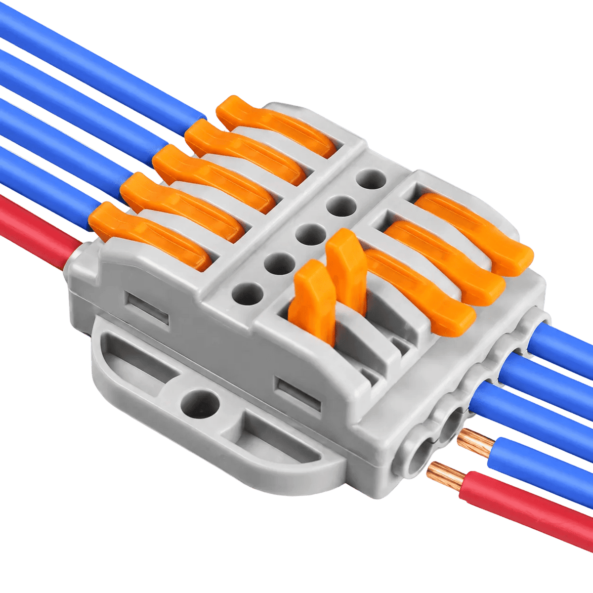 5-Pole to 5-Pole Snap Connector Grey