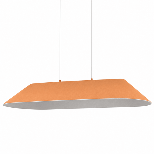 Akira Long Mustard/Grey LED Pendant Light