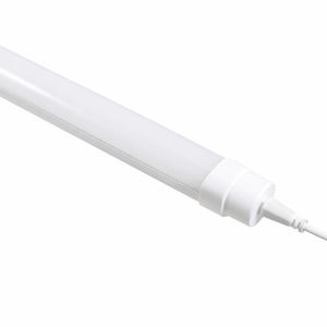 White LED tube light on a white background
