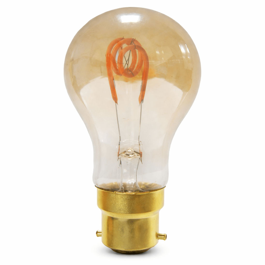 Amber LED Filament A60 Bulb (Dimmable)