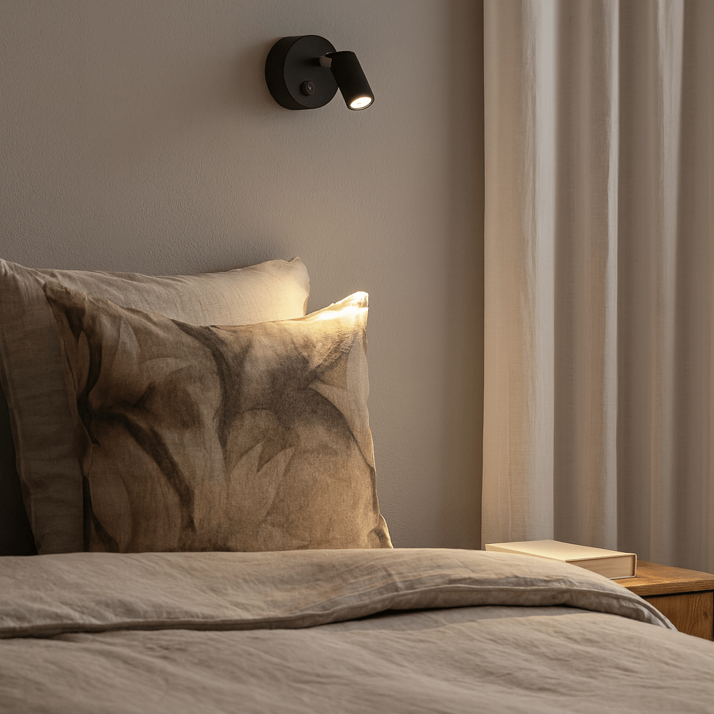 Nora Black LED Wall Light