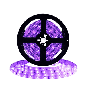 Ultra Violet (UVA) LED Striplight 24Vdc - 9.6W 120LED (5m)