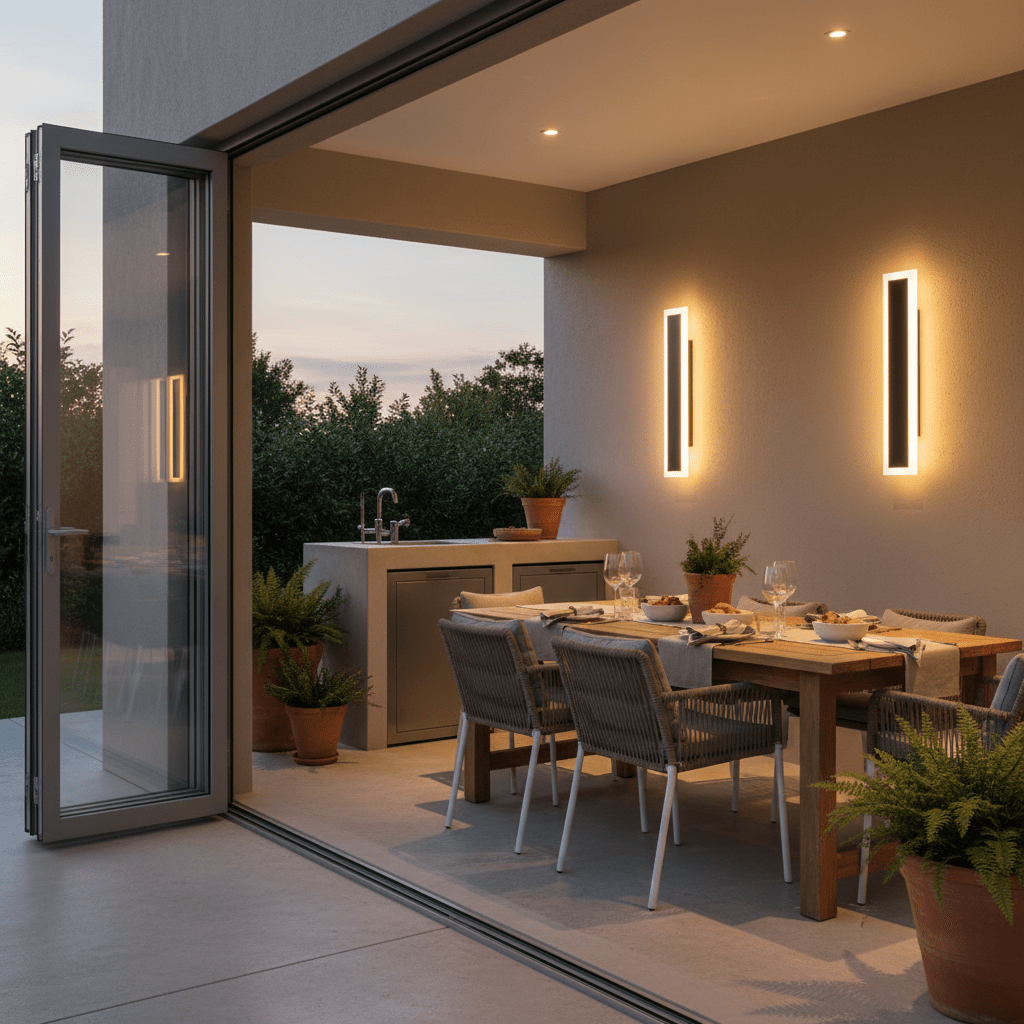 Linear Outdoor LED Wall Light - additional product image