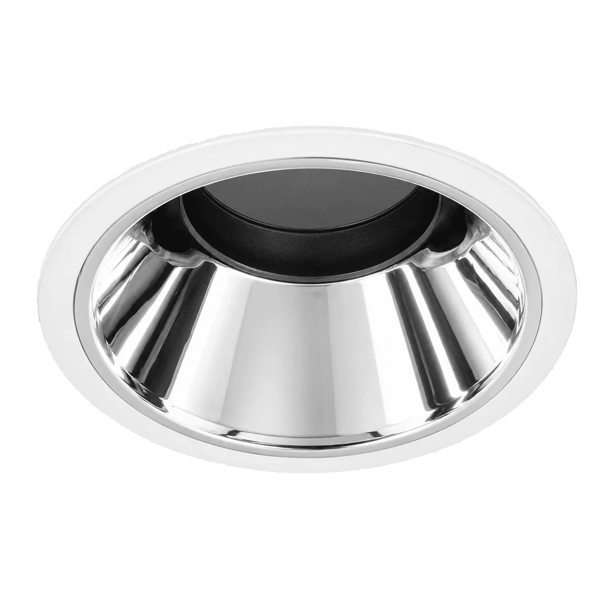 Citterio Rear Adjustable Downlight - Chrome / White