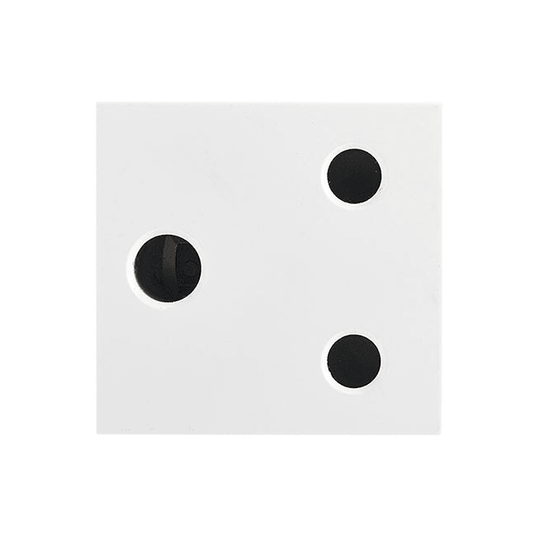 White Double Module 16A RSA Socket - ECP Range