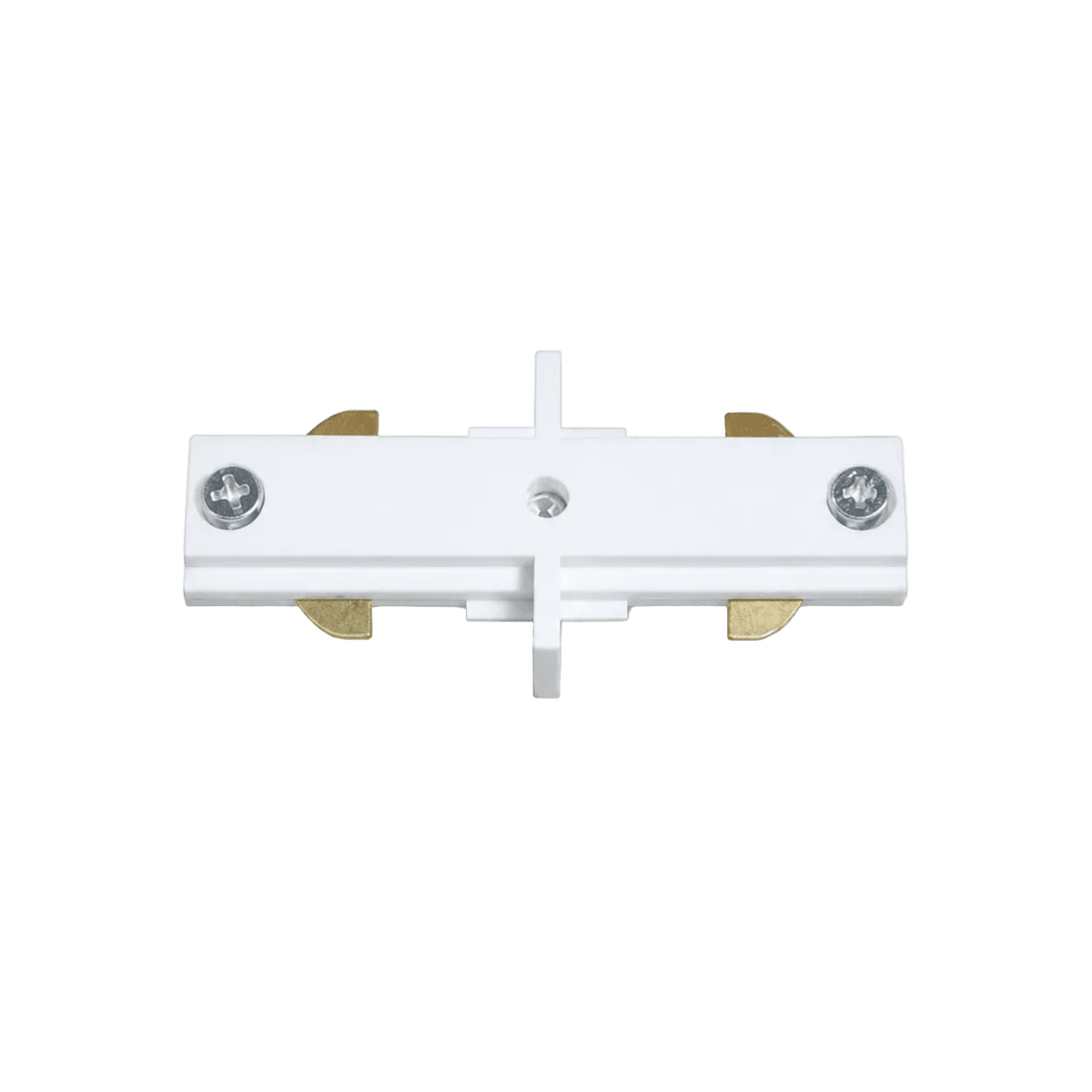 3-Wire Track Straight I-Connector - White