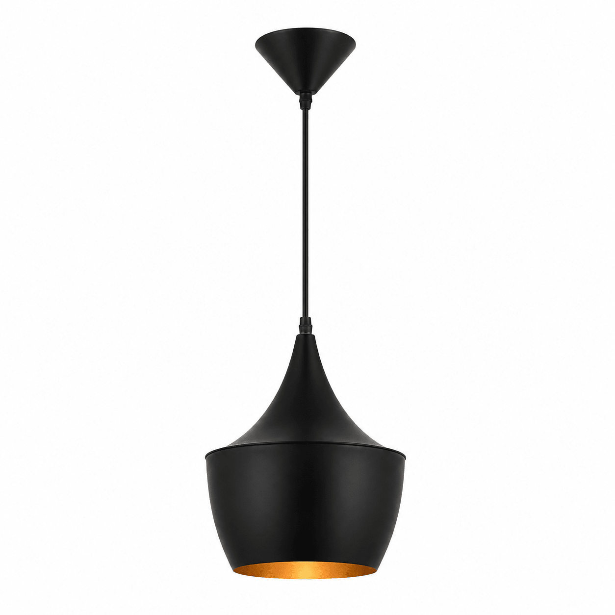 Crown Black Metal Pendant