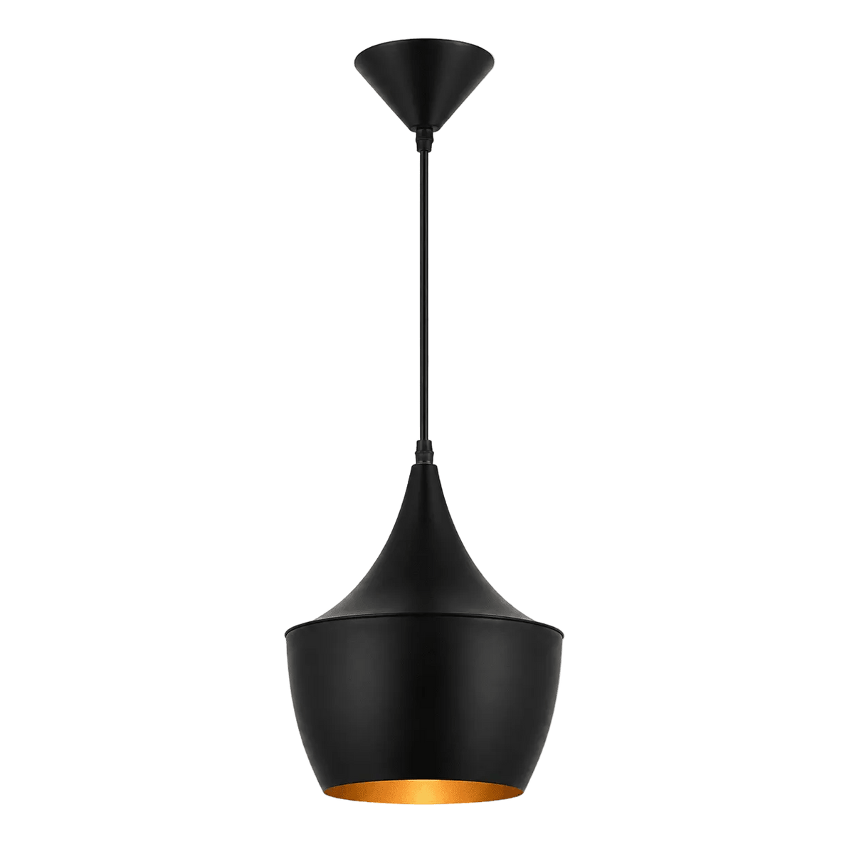 Crown Black Metal Pendant