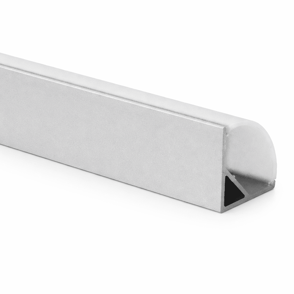 LED Extrusion - A8 Corner Profile Complete (3m)