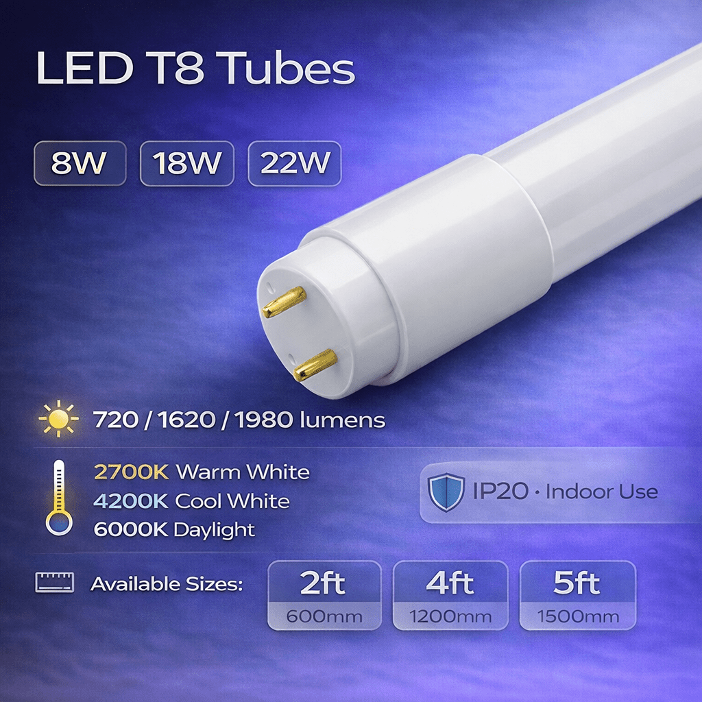 T8 LED Tube - 12Vdc
