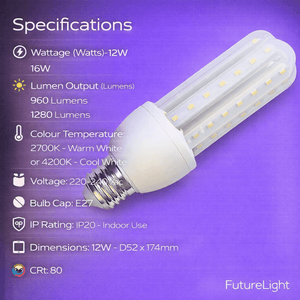 LED Bulb - 3U 12W / 16W CFL Imitation LED Bulb - additional product image