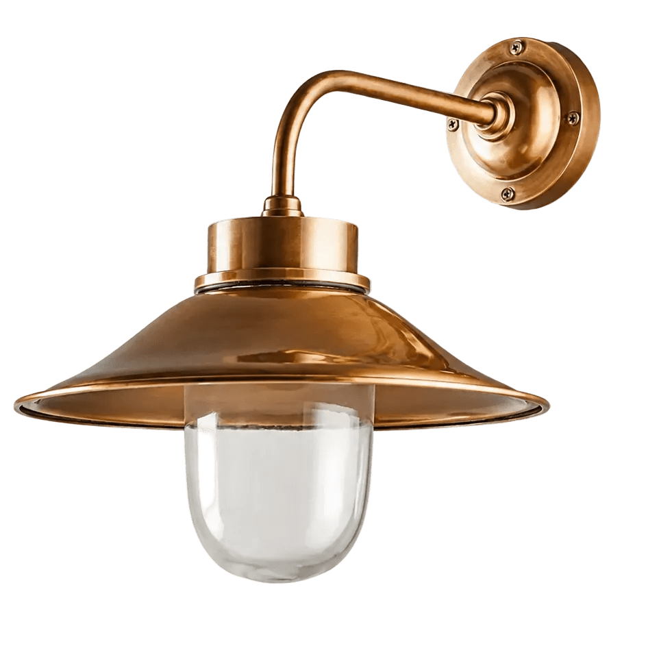 Sandhurst Wall Lamp Antique Brass