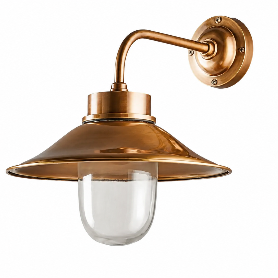 Sandhurst Wall Lamp Antique Brass