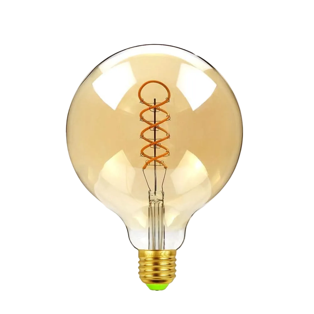 LED Bulb - Amber LED Filament Opalina G125 (Dimmable)