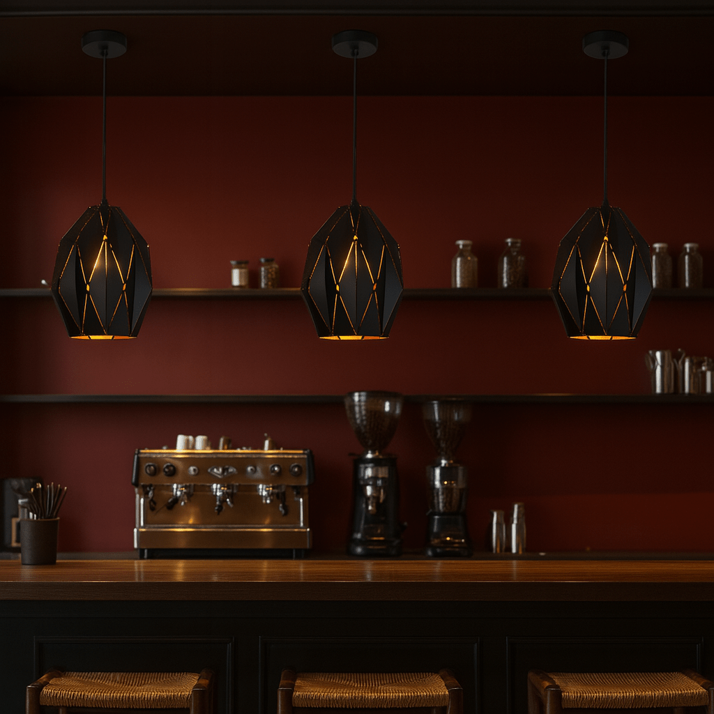 Black Metal Pendant PEN592