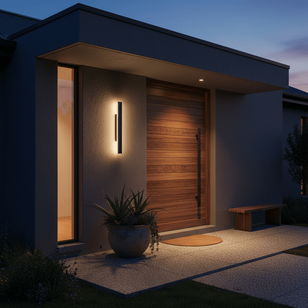 Thuli Indoor or Outdoor Linear Wall Light