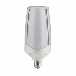 LED light bulb on a white background