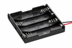 4 × AA Battery Holder with 150mm Tails