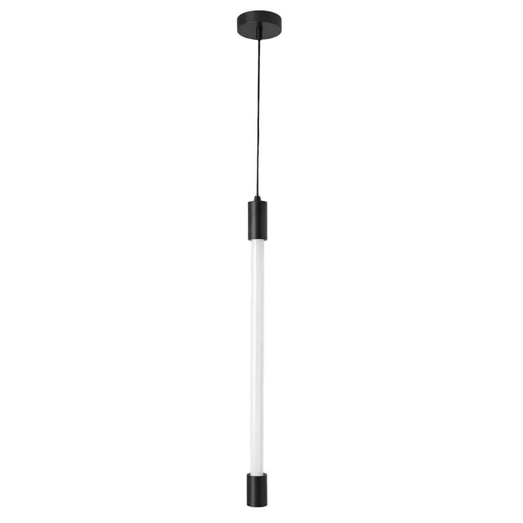 Black Hanging Suspension Kit - LED T8 Fluorescent Tubes