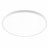 Round white LED ceiling light on a white background