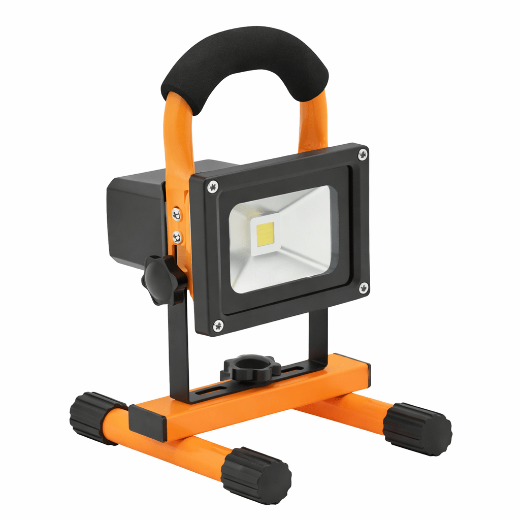 Garage lighting colour temperature guide, Cool White 4000K LED ceiling light in a clean garage workshop, realistic 800x800 composition with bright practical visibility